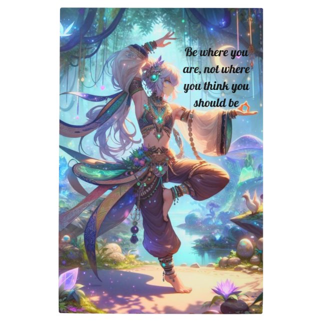 IMPRESIÓN EN METAL YOGA WALL ART (Anverso)