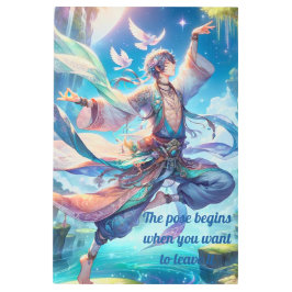 IMPRESIÓN EN METAL YOGA WALL ART