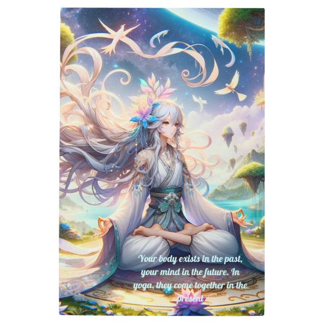 IMPRESIÓN EN METAL YOGA WALL ART (Anverso)