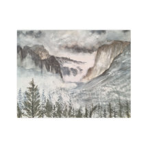 YOSEMITE,    ACUARELA