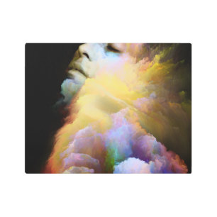 Impresión En Metal Zazzle Woman canvas