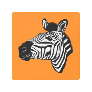 Impresión En Metal Zebra