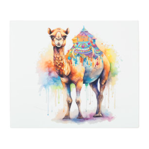 Impresión En Metal *~* Zen Fantasy CAMEL Rainbow Drin SC5