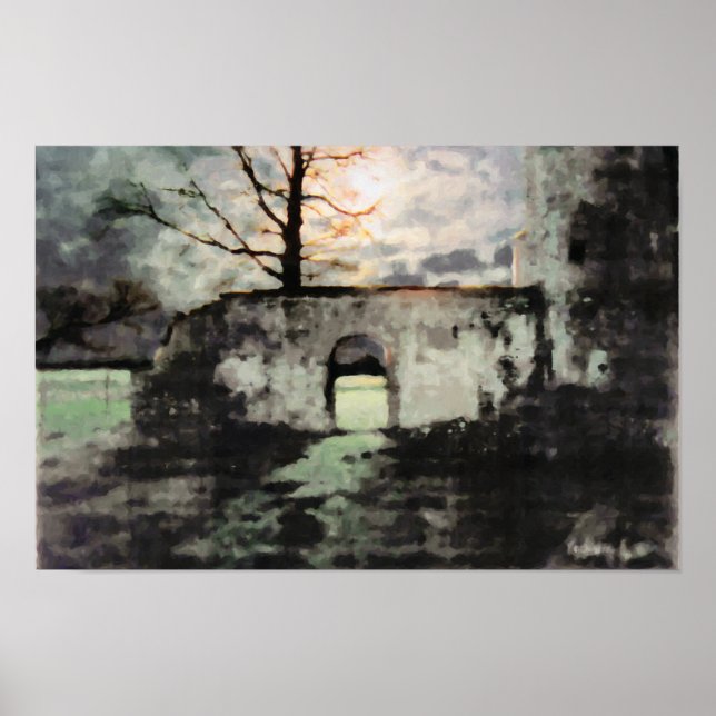 Impresión en tierra inquietante (Frente)