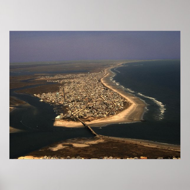 Impresión enmarcada de Sea Isle City (Frente)