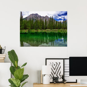 Impresión enmarcada de serenidad en Kananaskis