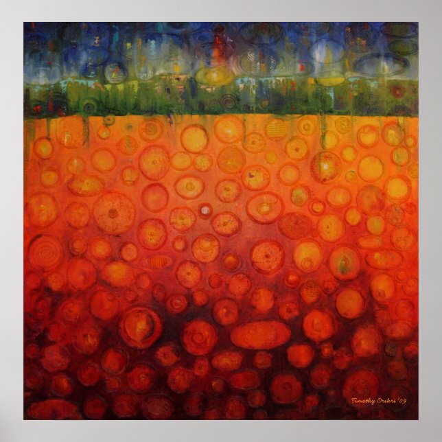 Impresión enmarcada en el jardín de Cyndi (Frente)