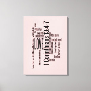 Impresión envuelta de la lona - el amor es mezcla