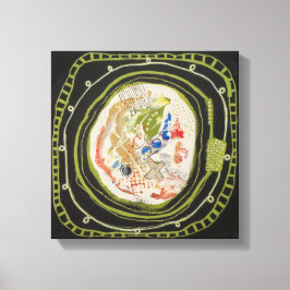 Impresión envuelta de lienzo Green Peace 1