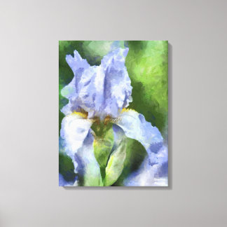 Impresión envuelta iris púrpura hermoso del arte