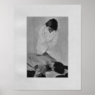 Impresión espinal del vintage del ajuste de la