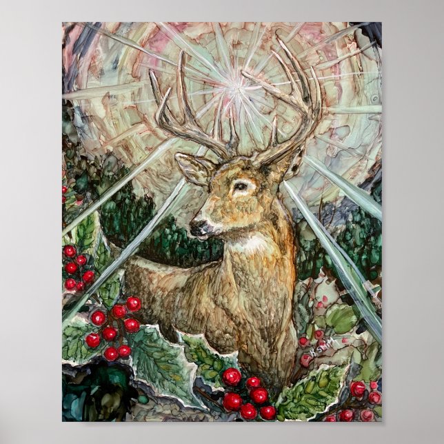 Impresión "Estrella Navidad" (Frente)