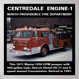 Impresión FD Centredale Engine-1 North Providence
