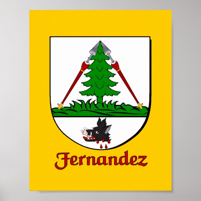 Impresión Fernandez Family Shield (Frente)