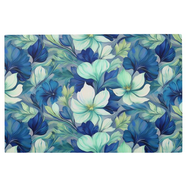 Impresión floral decorativa (Anverso)