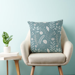 Impresión floral moderna almohada de 20" Sqr para