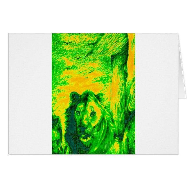 Impresión fluorescente sobre el arte de la visión  (Anverso (Horizontal))