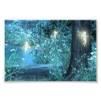 Impresión fotográfica 6x4 del hada mágica nocturna