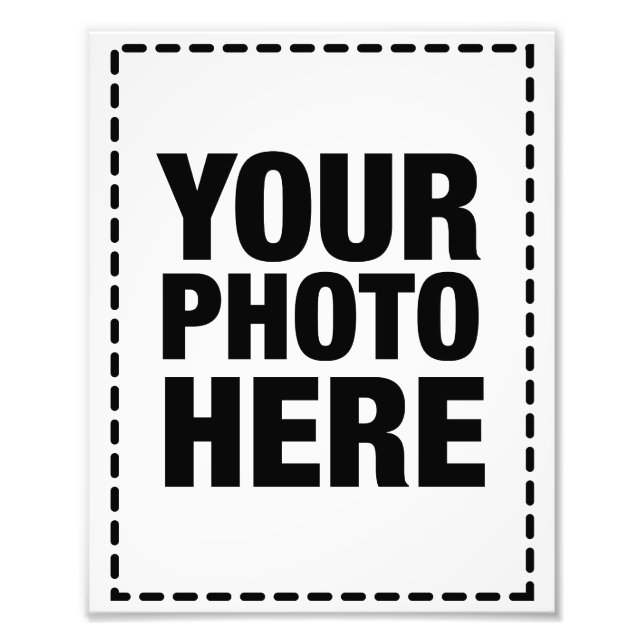 Impresión fotográfica - 8x10 (Frente)