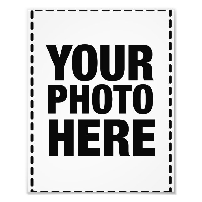 Impresión fotográfica - 8x10 (Frente)