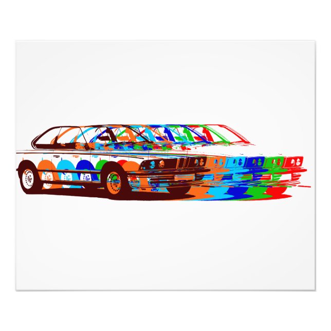 Impresión fotográfica BMW E30 (Frente)