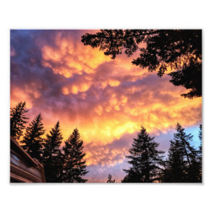 Impresión fotográfica de 10"x8"    Atardecer del