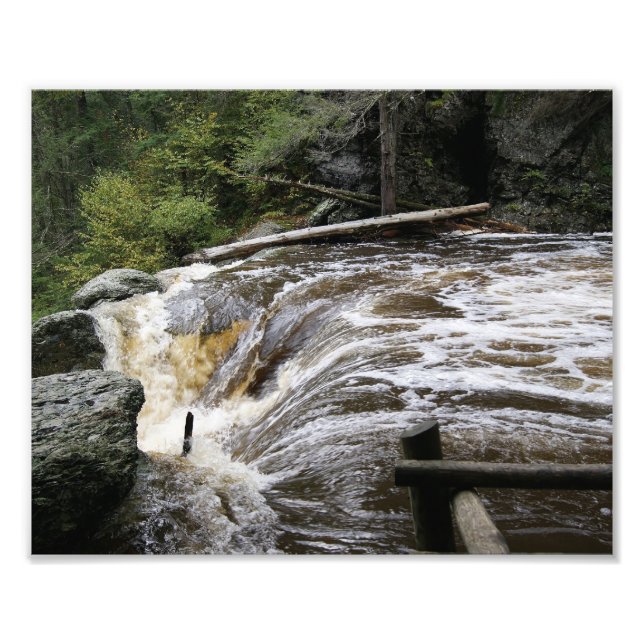 Impresión fotográfica de 10 x 8 aguas flotantes (Frente)