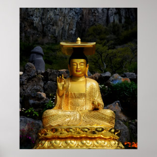 Impresión fotográfica de 20x24 Buda dorado Jeju-do