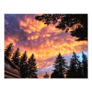 Impresión fotográfica de 8.5"x11"    Mammatus Clou