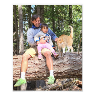 Impresión fotográfica de 8"x10"    ¡Log Love!