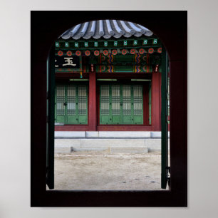 Impresión fotográfica de 8x10 del palacio Changgye