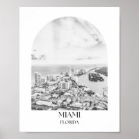 Impresión fotográfica de Arco de Miami Florida