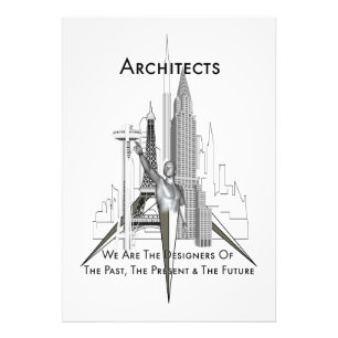 Impresión fotográfica de arquitectos