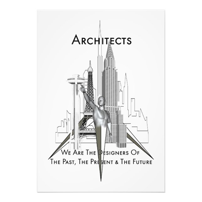 Impresión fotográfica de arquitectos (Frente)
