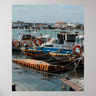 Impresión fotográfica de barcos pesqueros Udo de C