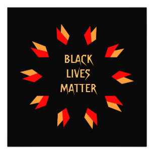 Impresión fotográfica de Black Lives Matter