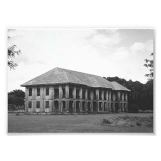 Impresión fotográfica de casa de época