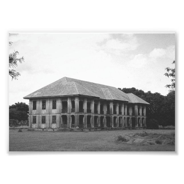 Impresión fotográfica de casa de época (Frente)
