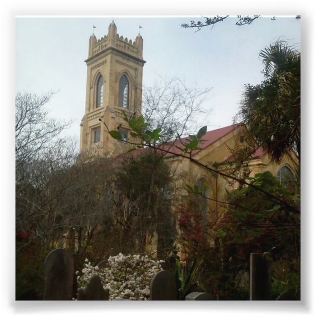Impresión fotográfica de cementerio (Frente)