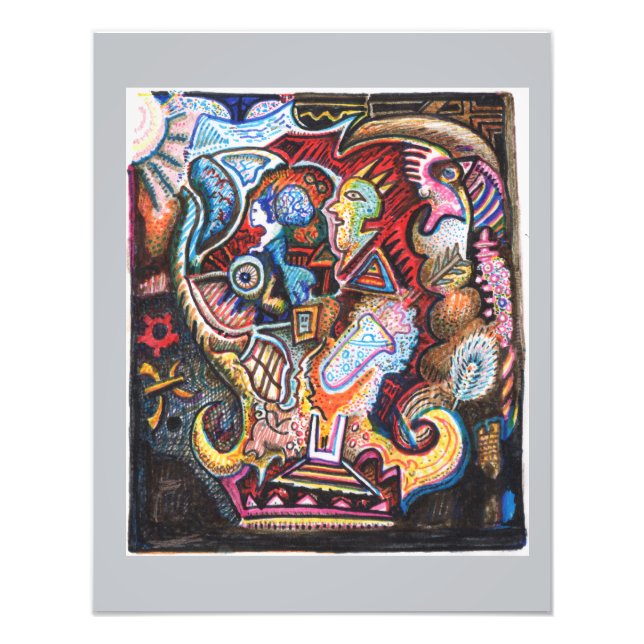 Impresión fotográfica de compras alquímicas (Frente)