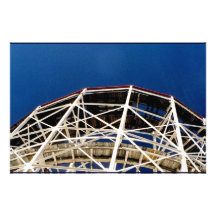 Impresión fotográfica de 'Cyclone Rollercoaster'