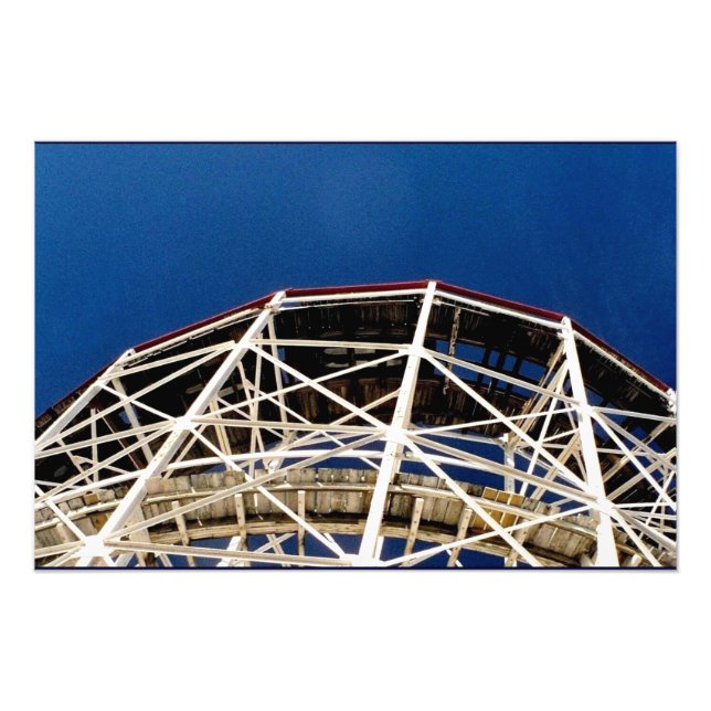 Impresión fotográfica de 'Cyclone Rollercoaster' (Frente)