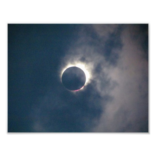 Impresión fotográfica de eclipse solar completo 20 (Frente)