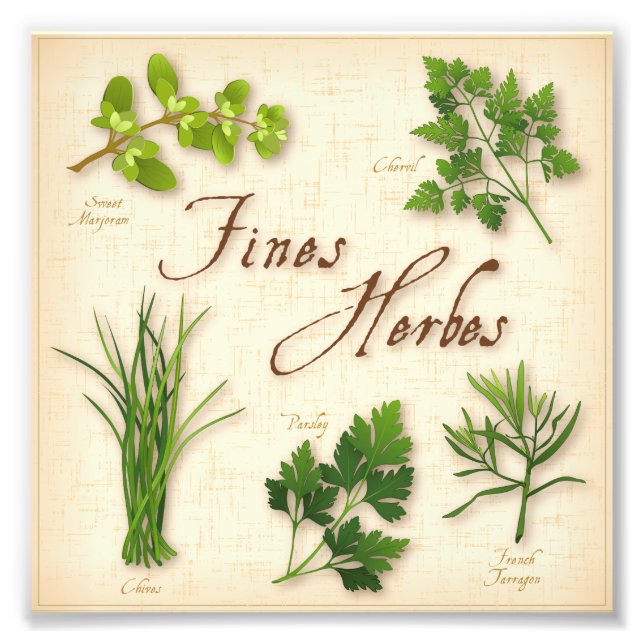 Impresión fotográfica de Fines Herbes (Frente)