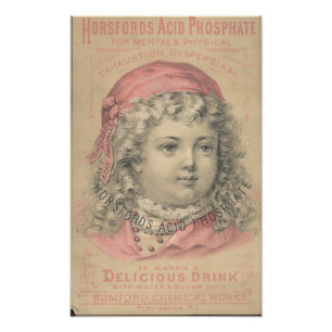 Impresión fotográfica de fosfato ácido de Horsford