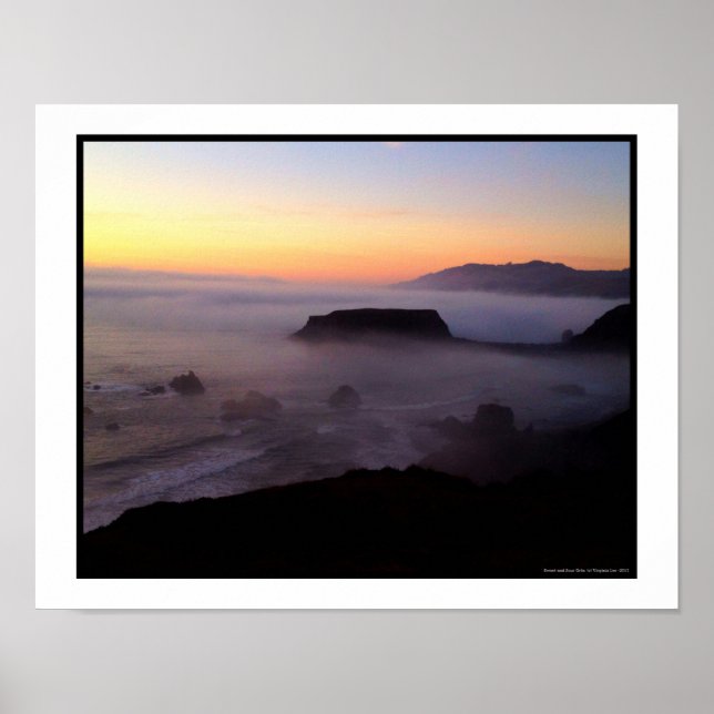 Impresión fotográfica de Goat Rock Sunset (14 x 11 (Frente)