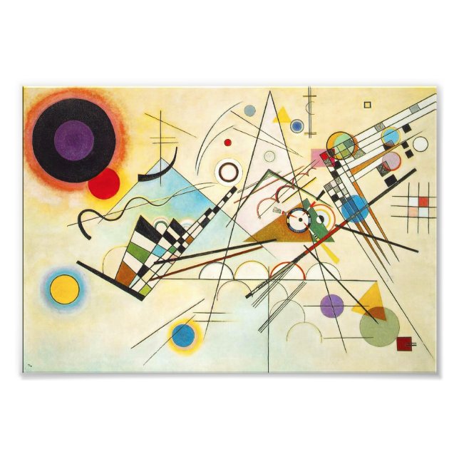Impresión fotográfica de Kandinsky Composition VII (Frente)