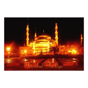 Impresión fotográfica de la Mezquita Turkiye de Es