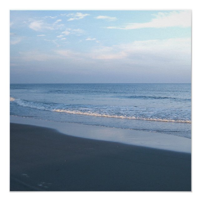 Impresión fotográfica de la playa de la Hora Dorad (Anverso)