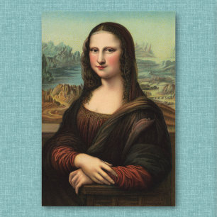 Impresión fotográfica de la sonrisa de Mona Lisa